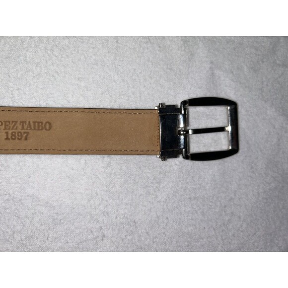 Lopez Taibo 1897 Genuine Lizard Belt Brown 42-105 - Picture 7 of 15